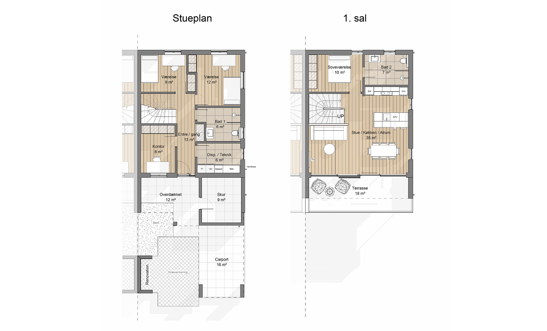 Alrune 2-plan ØST Plan-web