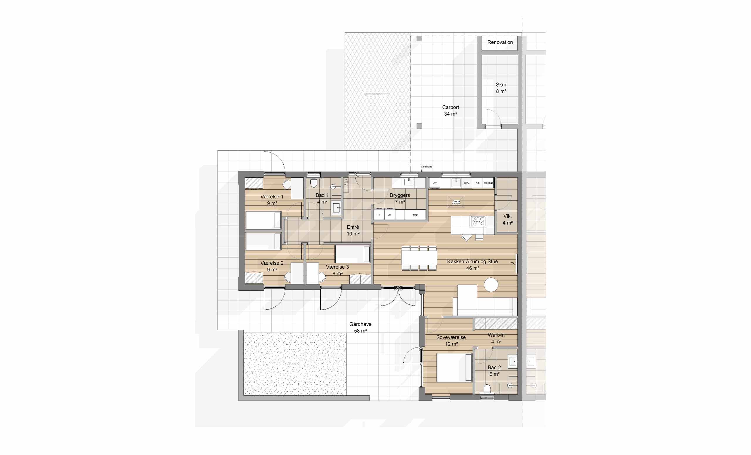 Petunia B - Vest PLAN