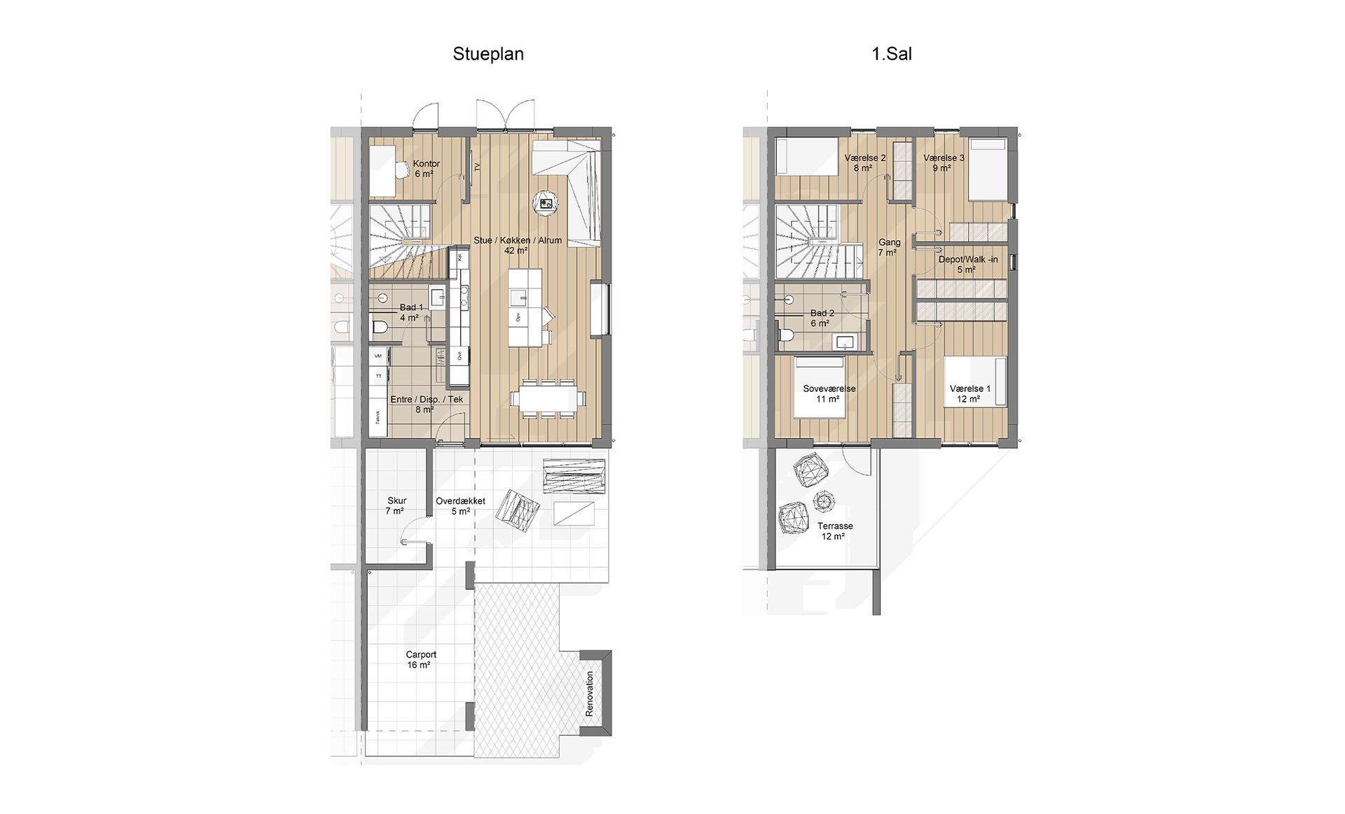 Snerle 151 - plan ØST-web